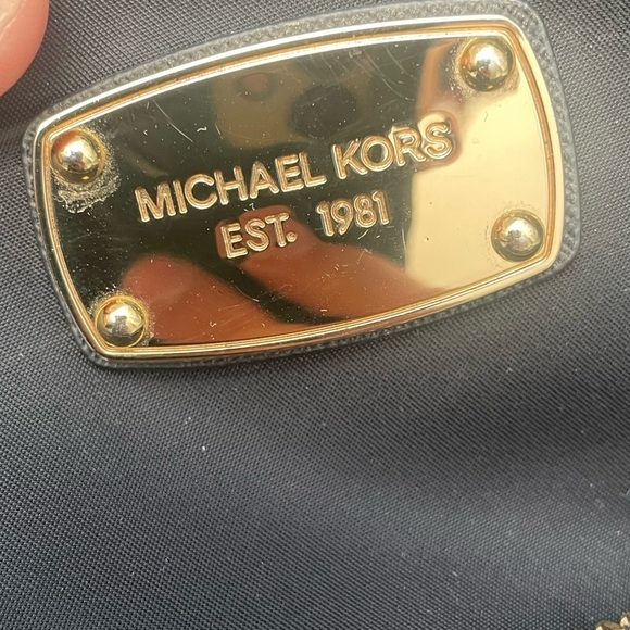 Black MK backpack Nylon backpack travel Michael Kors backpack - Picture 8 of 16